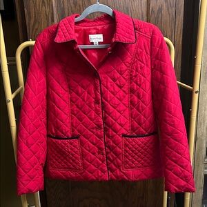 Studio Works Red Quilted Jacket